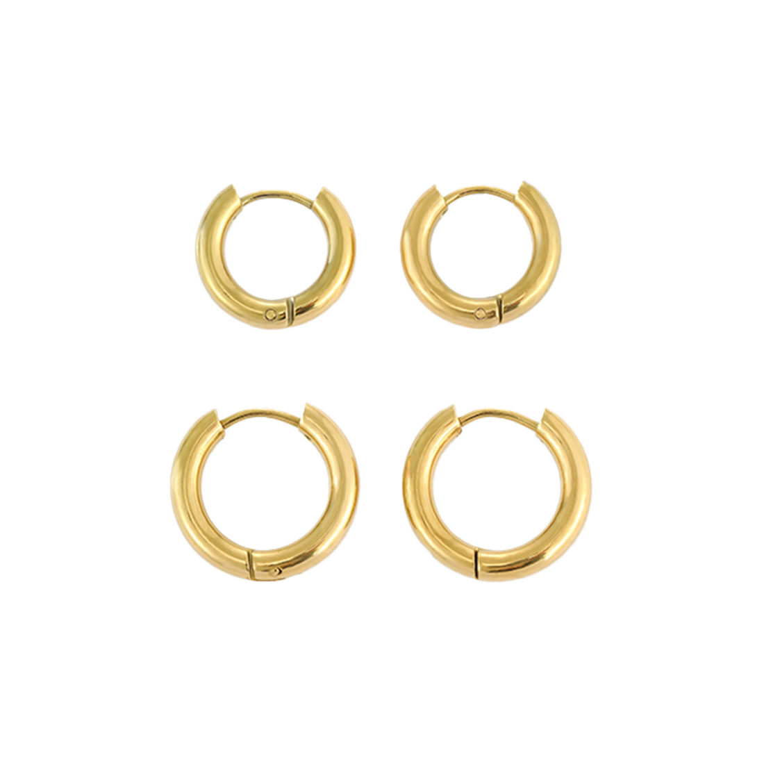 Gold Classic Huggie Hoops