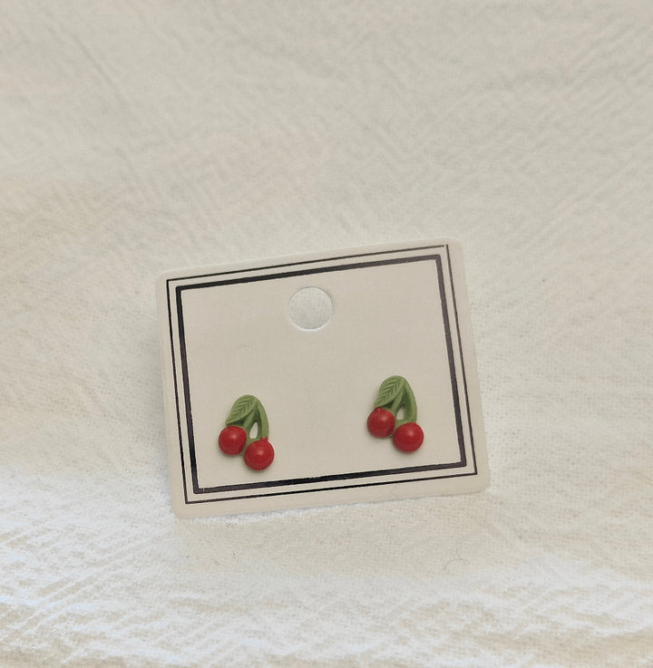 Cherry Mini Studs