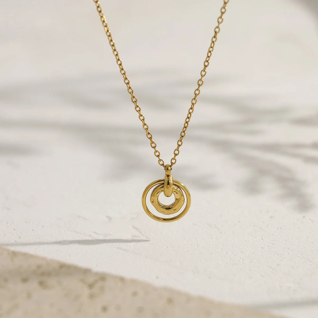 Gold Circles Necklace