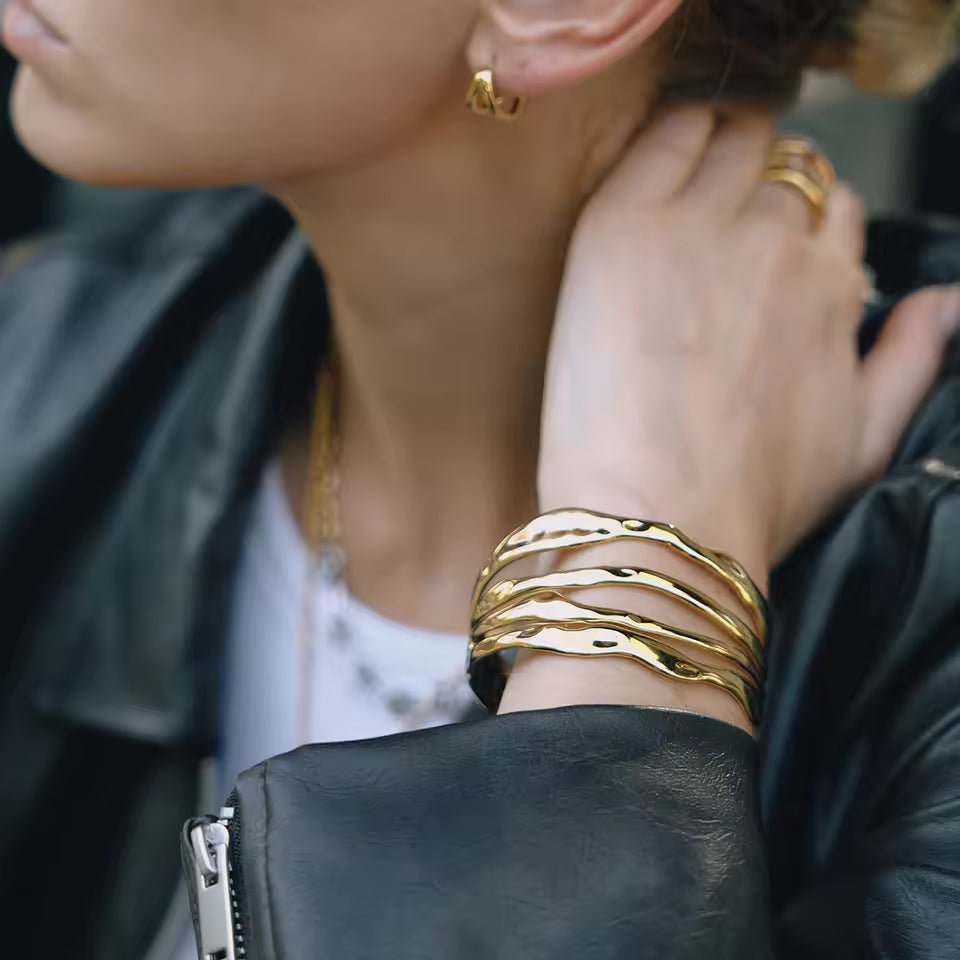 Gold Cuff Bracelet