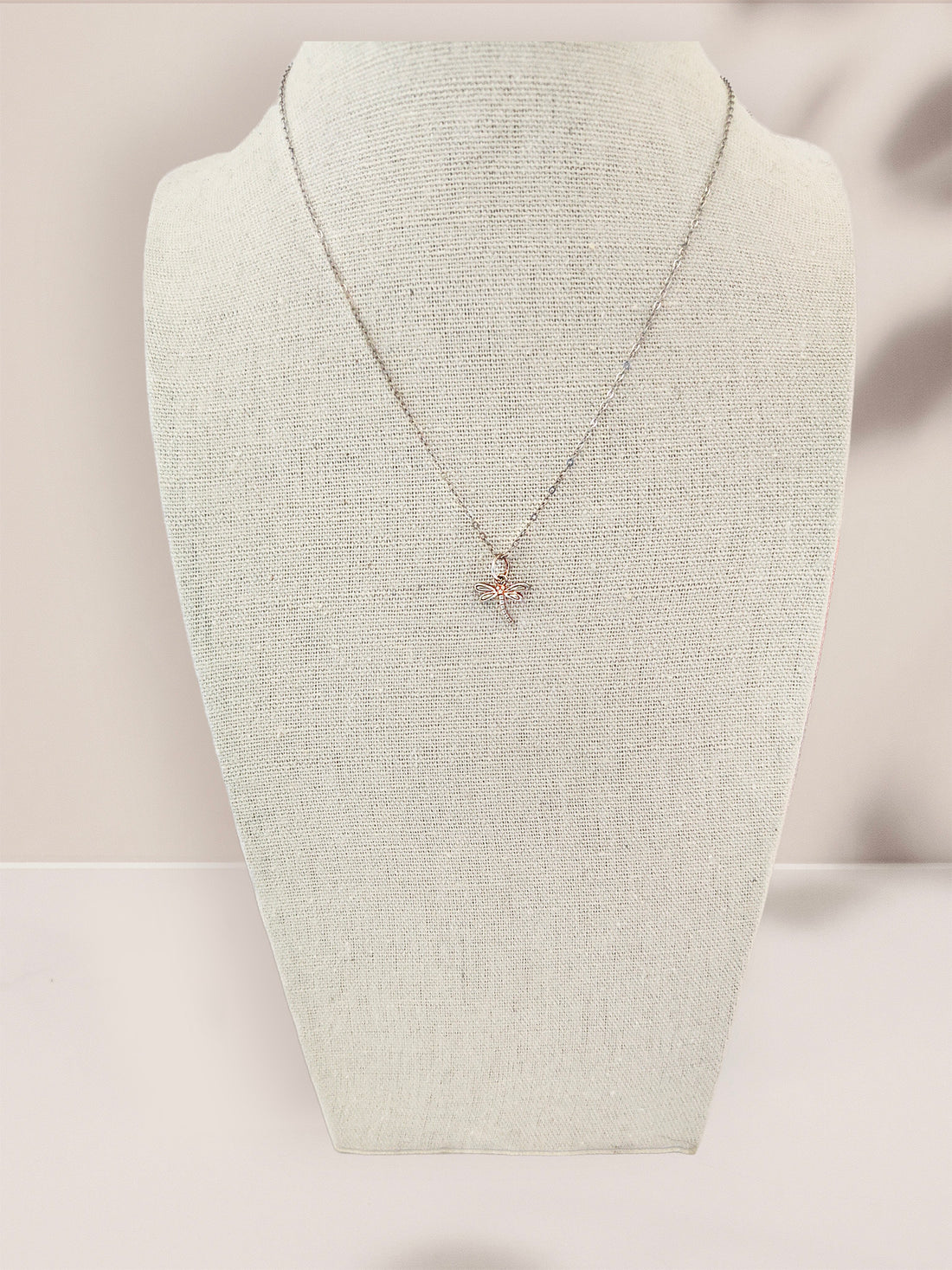 Sterling Silver Dragonfly Pendant Necklace