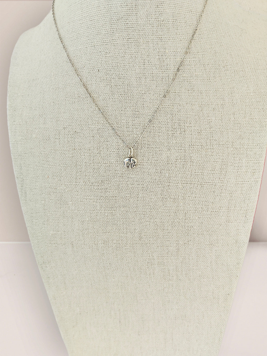 Sterling Silver Elephant Pendant Necklace