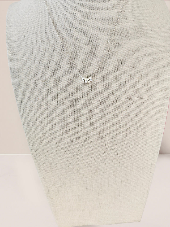 Sterling Silver Buddhist Prayer Necklace