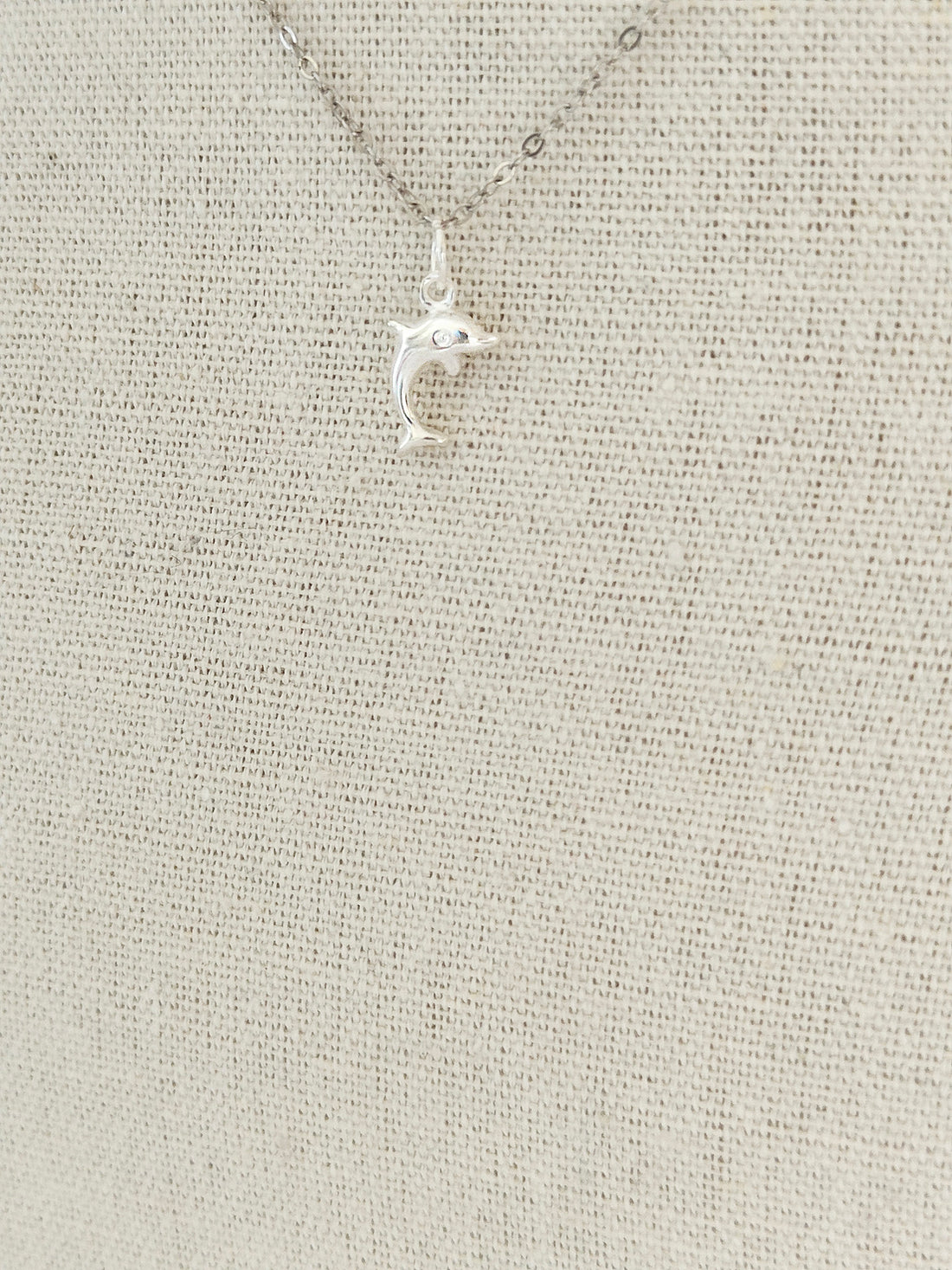 Sterling Silver Dolphin Pendant Necklace