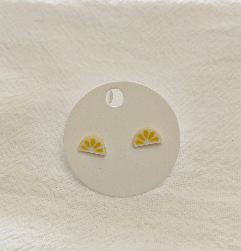 Lemon Slices Mini Studs