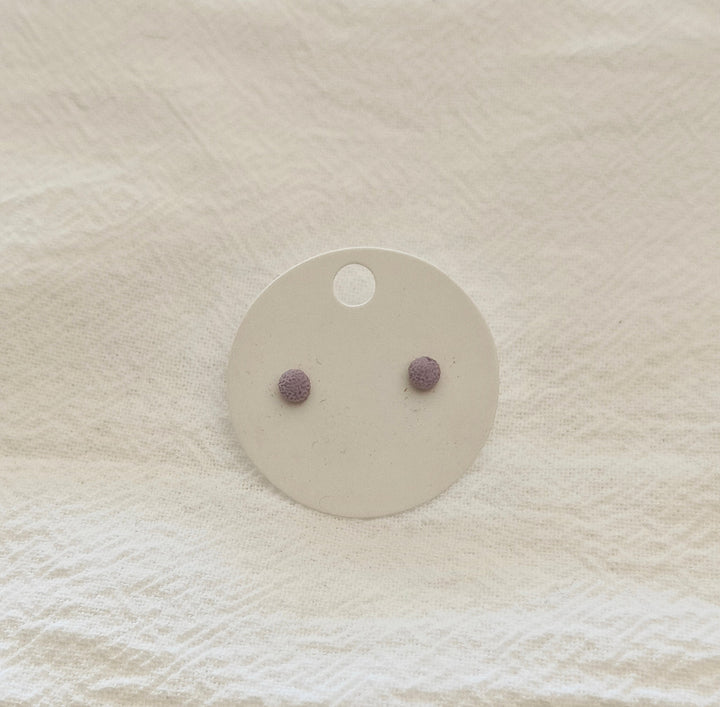 Purple Ball Mini Studs
