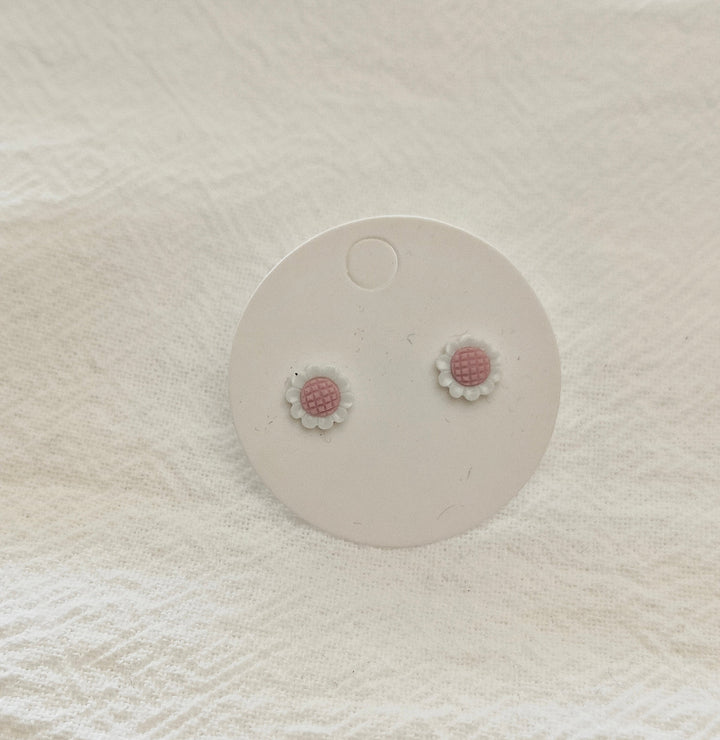 Purple Sunflower Mini Studs