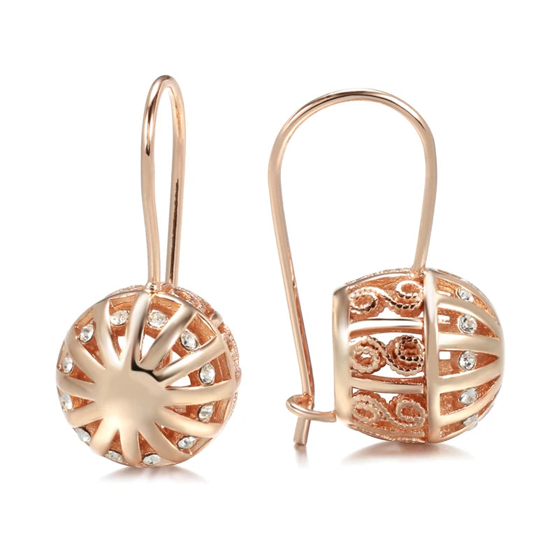 Filigree Ball Drop Earrings
