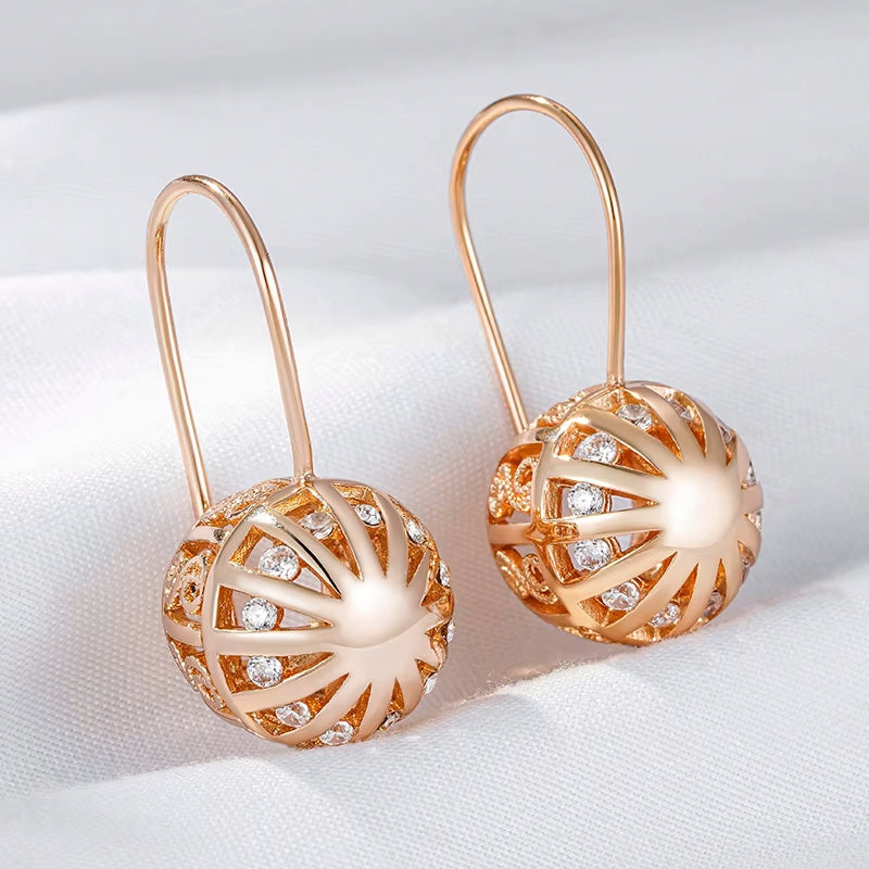 Filigree Ball Drop Earrings