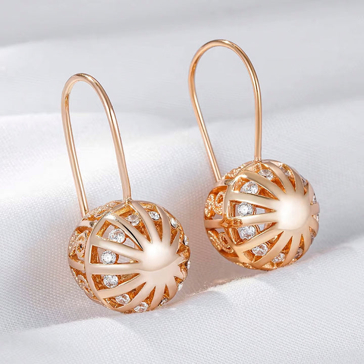 Filigree Ball Drop Earrings