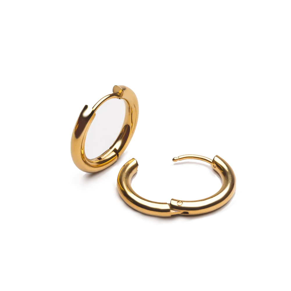 Gold Classic Huggie Hoops