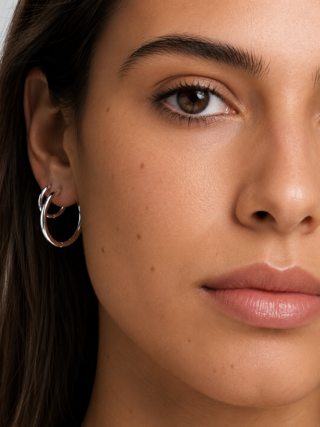 Silver Classic Huggie Hoops